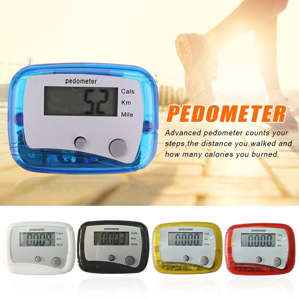 Jogging Training Digital LCD Display Health Tool Double Keys Walking Sport Equipment Accessories Calorie Step Pedometer