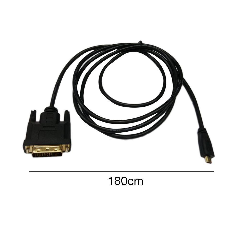 Micro HDMI Male to DVI 24 + 1 Conventer Adapter Cable Micro HDMI to DVI Audio Adapter