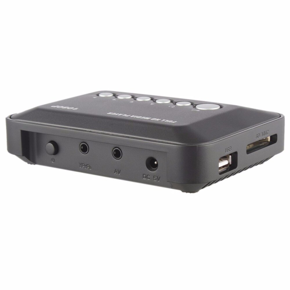 High-speed USB 2.0 1080P HD SD/MMC TV Videos RMVB MP3 Multi TV USB HDMI-compatible Media Player Box Support USB Hard Disk