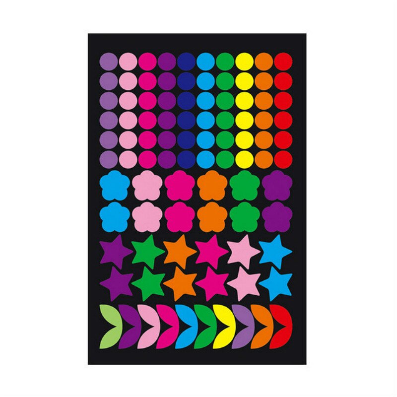 1Pcs Kleur Sticker Kaart Game Vinden Het Klassieke Grappig Poker Card Board Games Focus Op Training Familie Partij Speelgoed kids
