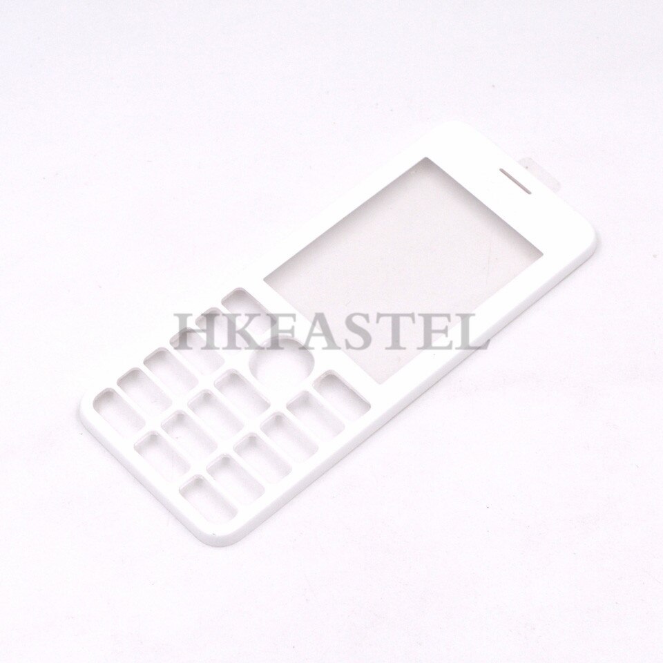 For Nokia 206 Mobile phone Front face Housing with Tool For 206 Dual Sim RM-872 Back battery door cover: White Color Tool