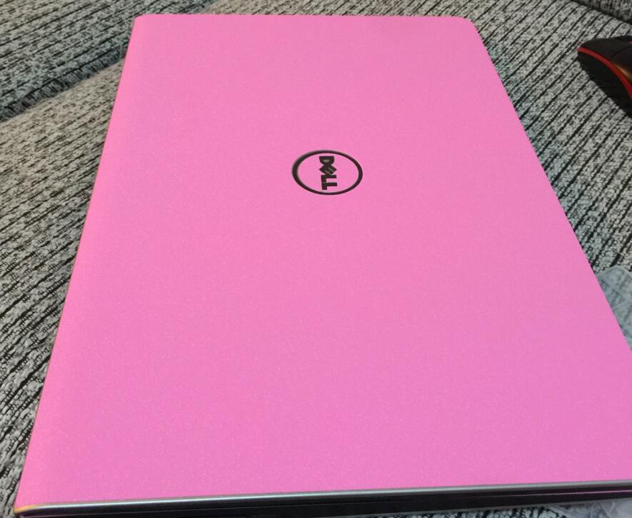 Laptop kulfiber vinyl skin sticker cover til lg gram 15 z 990 15.6 ": Pink stjerne mat