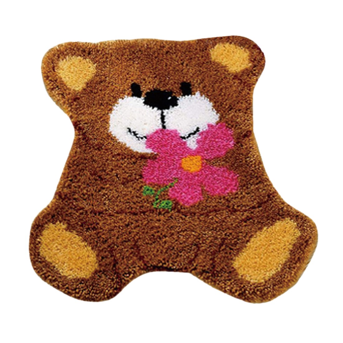 50 x 42cm DIY Latch Hook Kit Carpet Cushion Crocheting Rug Sewing Craft birthdaty - Mushroom House: type 3