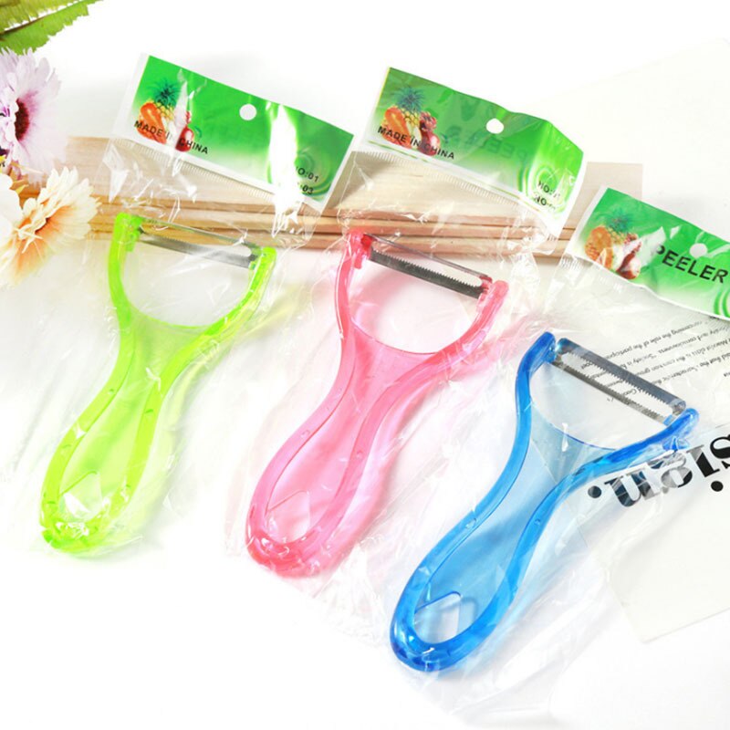 Snoep Kleuren Keramische Dunschiller Fruit Dunschiller Keuken Tool Rvs Aardappel Sharp Slicer Cutter Veiligheid Keramische Mes