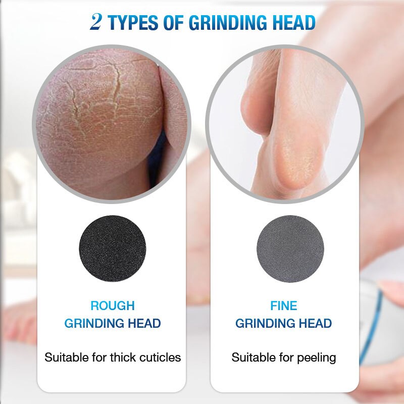 Electric Vacuum Adsorption Foot Grinder Pedicure Tools Foot Care Tool Remover Absorbing Machine Dead Skin Callus Polisher