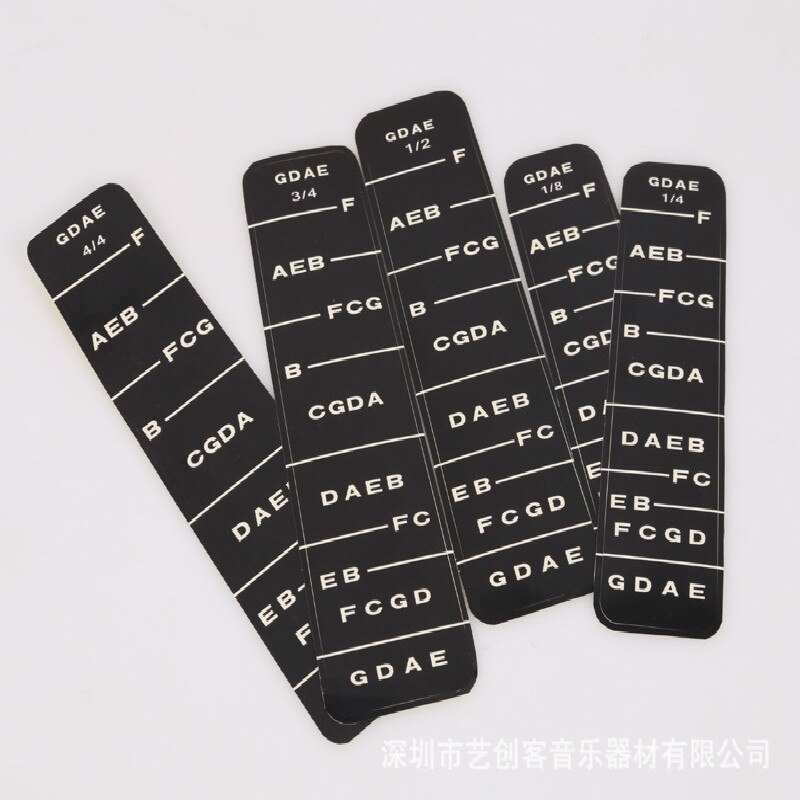 Akcesoria robić instrumentów muzycznych skala skrzypiec skala mapa bitowa naklejki łatwe w użyciu skrzypce początkujący skrzypce naklejki