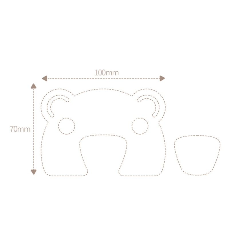 2Pcs Cartoon Door Stopper Baby Safety Door Block Door Clip Anti-pinch Hand Baby Safety Door Card Safety Door Card