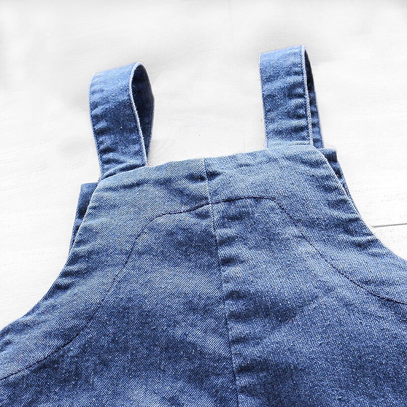 Diimuu Baby Kinderen Jongens Kleding Rompertjes Peuter Kids Overalls Denim Broek Casual Jumpsuits Lange Mouwen Cartoon Broek