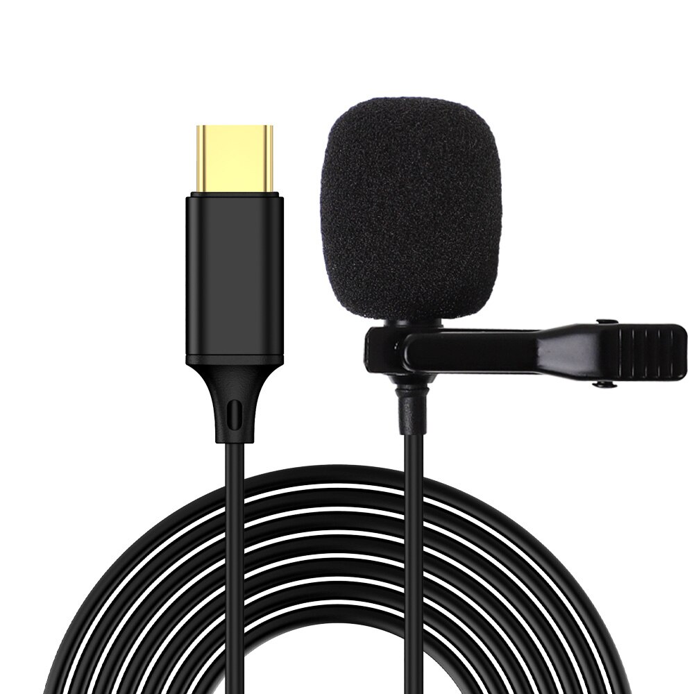 Nohon Lavalier Microfoon Usb Type C Voor Samsung Huawei Xiaomi Redmi Oneplus Condensator Studio Professionele Live Wired Revers Mini: Default Title