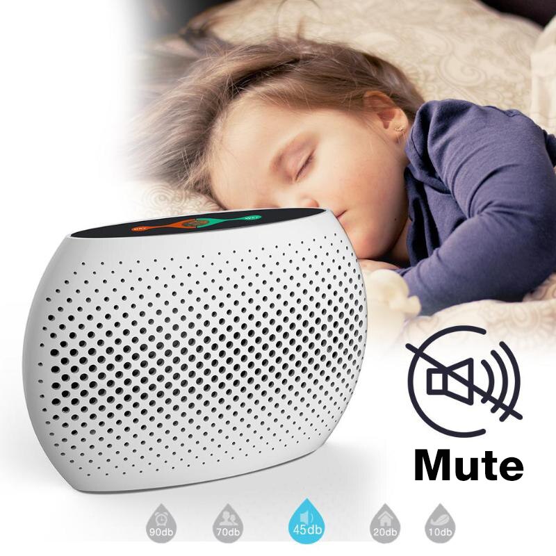 Mini bärbar avfuktare dämpad cirkulation uppladdningsbar lufttorkmaskin intelligent fuktabsorberare för rumsskåp eu /us