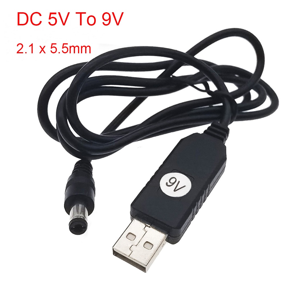 DC 5V To 9V Step UP Module USB Converter Adapter Cable 2.1x5.5mm Plug