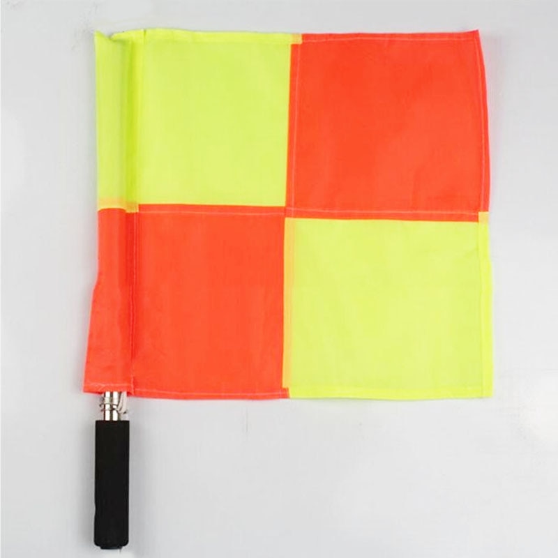 Voetbal Scheidsrechter Vlaggen 1 Paar Sport Grensrechter Fair Play Vlag Set Voetbal Scheidsrechter Apparatuur