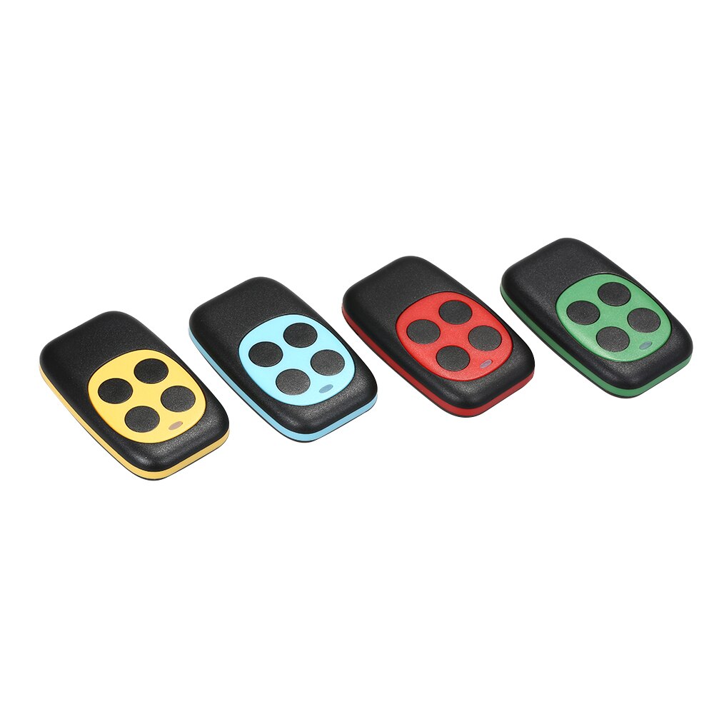 433 MHz RF Code Remote Control Copy 4 Key Cloning Duplicator Universal Key Fob for Electric Garage Door Controller,Yellow