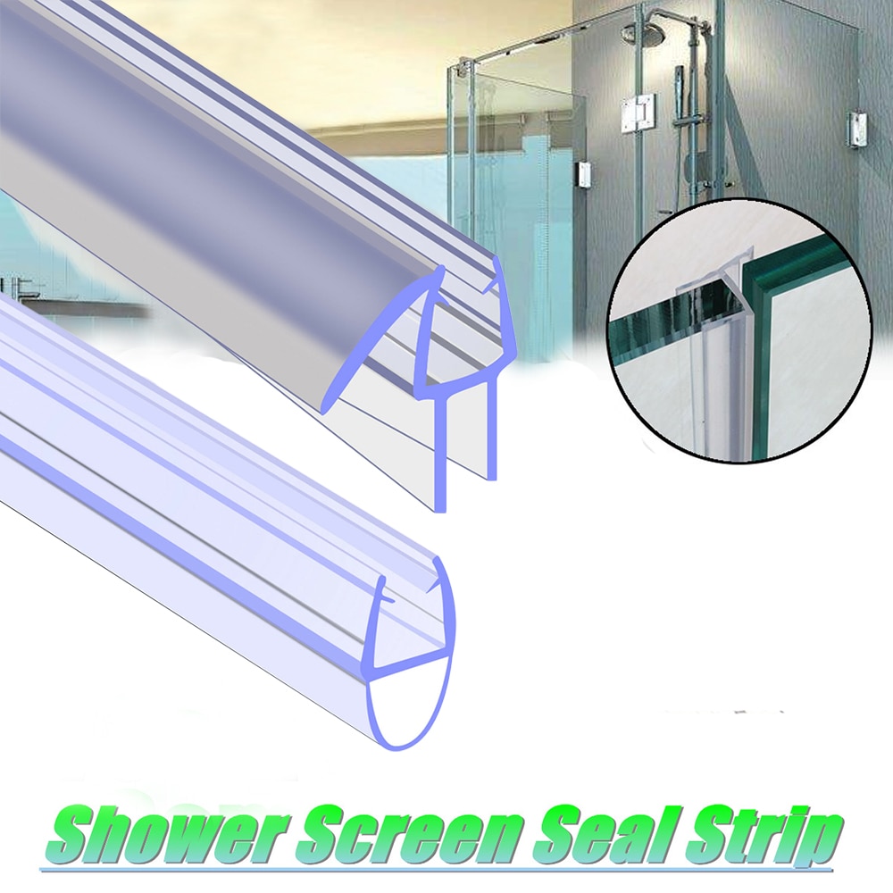 1m 6-12mm fuh form glasdør forsegling strimler silikongummi vindue glas tætning strimmel bad skærm dør vejrstribe
