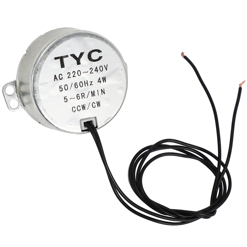Synchrone Motor Ac 220-240V 50/60Hz 4W 5/6 Rpm Robuuste TYC-50 Koppel 4KGF.CM