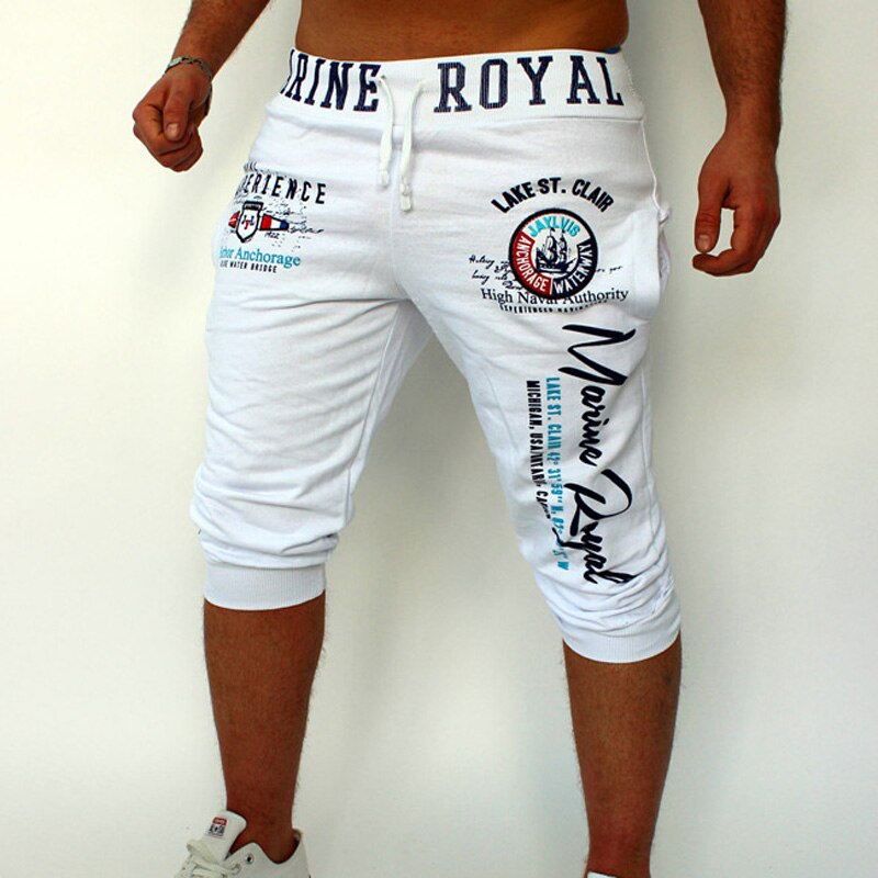 Outdoor zomer Actief Sport GYM Digital printing Jogging Joggers Running Fottball Training track been Capri broek