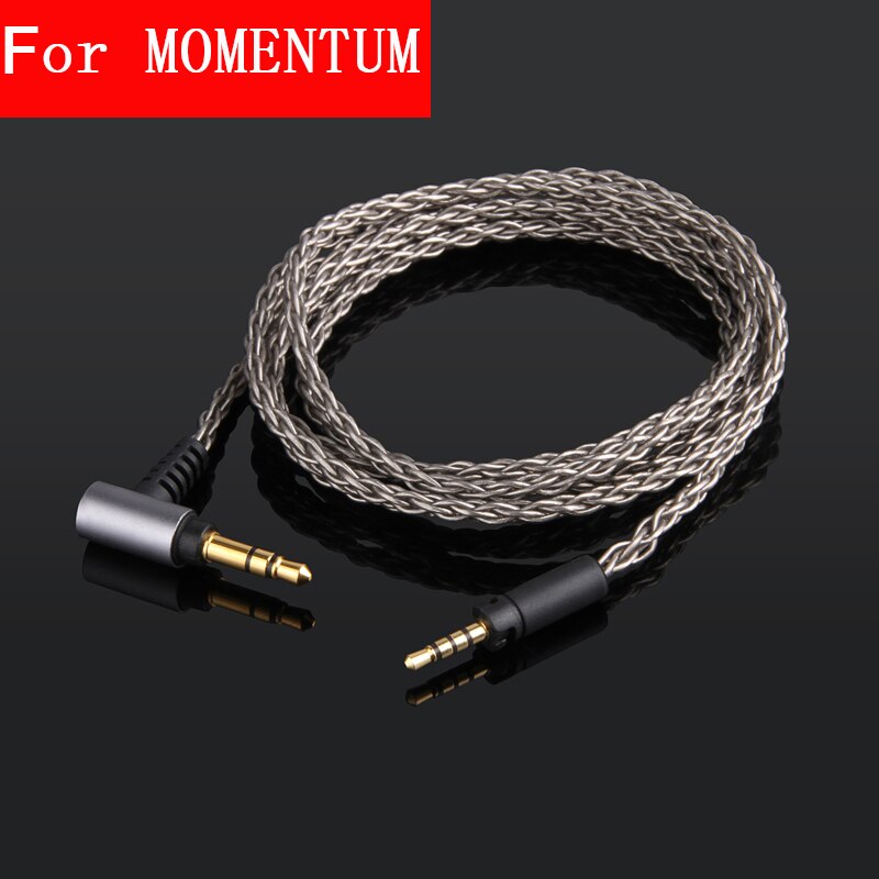 Câble plaqué argent en cuivre monocristal, pour Sennheiser/élan/urban HD400s HD458/450BT HD598 HD558 HD598se