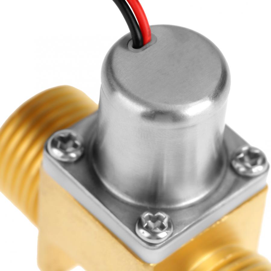 DC 4.5V 1/2&quot; Water Pulse Electromagnetic Valve Brass Solenoid Valve Toilet Flush Valve