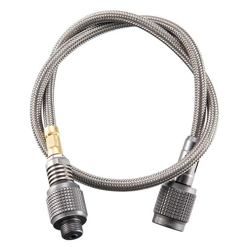 50/100cm Outdoor Camping Gas Extension Tube Stove Adapter Gas Canister Extent Hose Connector Gas Stove Auto-off Adapters