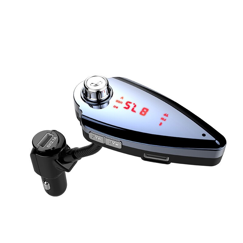 Tillverkare olaglig modell stil  t6s fordonsmonterad bluetooth handsfree fm-sändare bluetooth handsfree bil