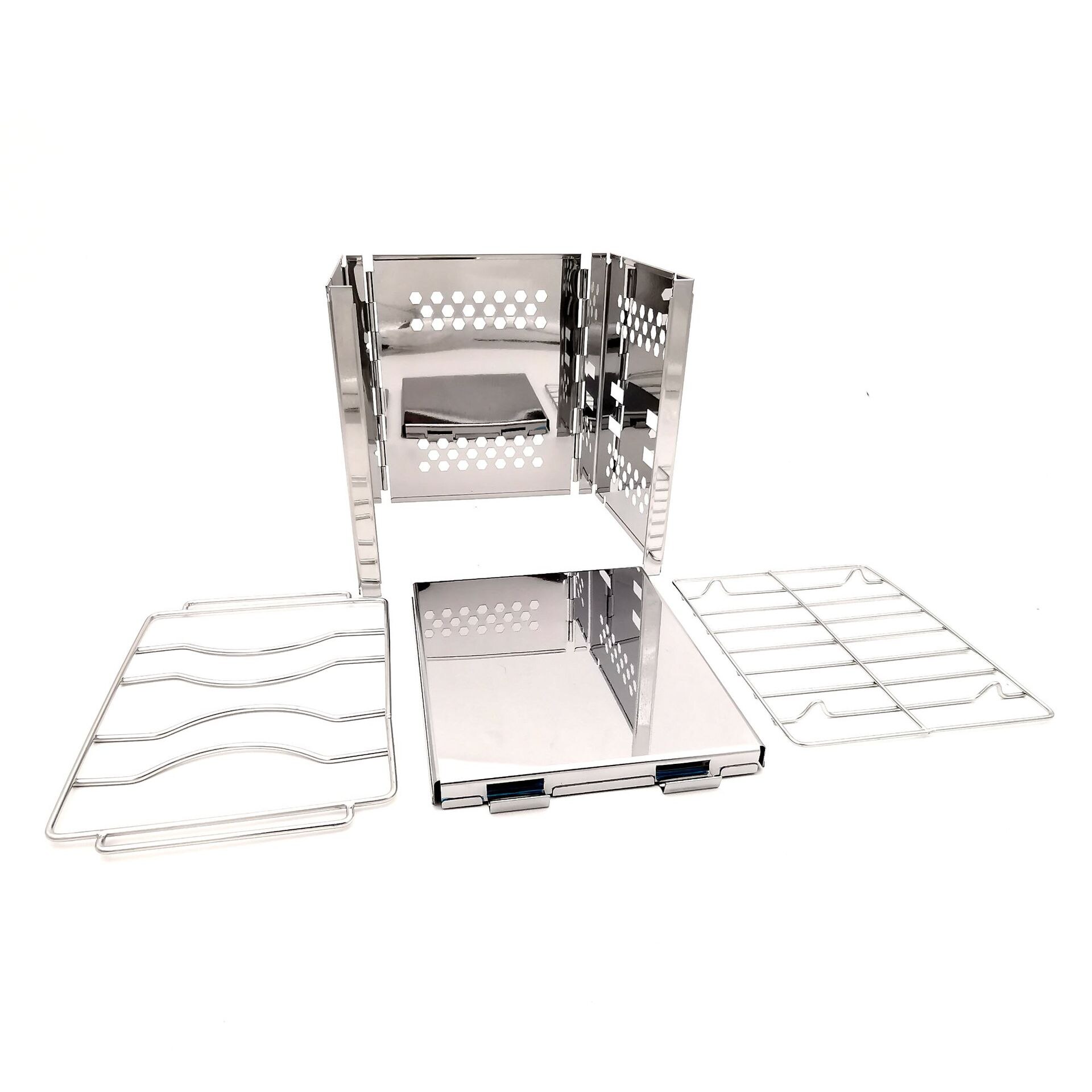 Integrated Folding Cassette Oven Outdoor Camping Stoves Gas Barbecue