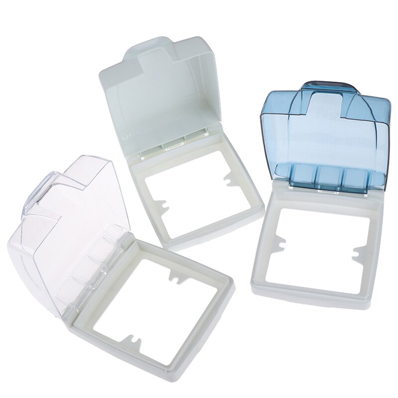 Plastic Wall Switch Waterproof Cover Box 86Type Wall Light Panel Socket Flip Cap Good