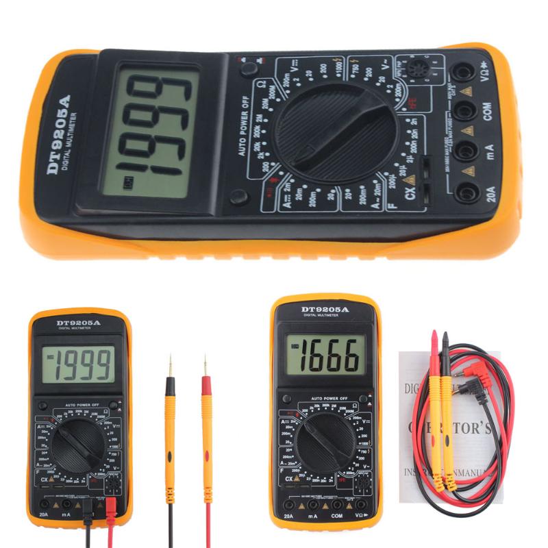 Multimeter Digital LCD Display Electric Tester measure Digital Multimeter Ammeter tester device tool