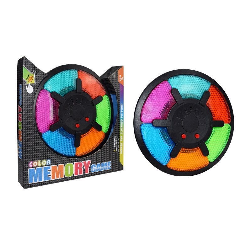 Children 6-Color Light Circular 6-Key Game Machine Memory Game Machine