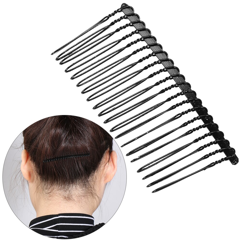 Durable U Shape Hair Finishing Fixer Comb Extra Hold Baby Hairs Flyaways Women and Girls Hairstyle Hair Accessories