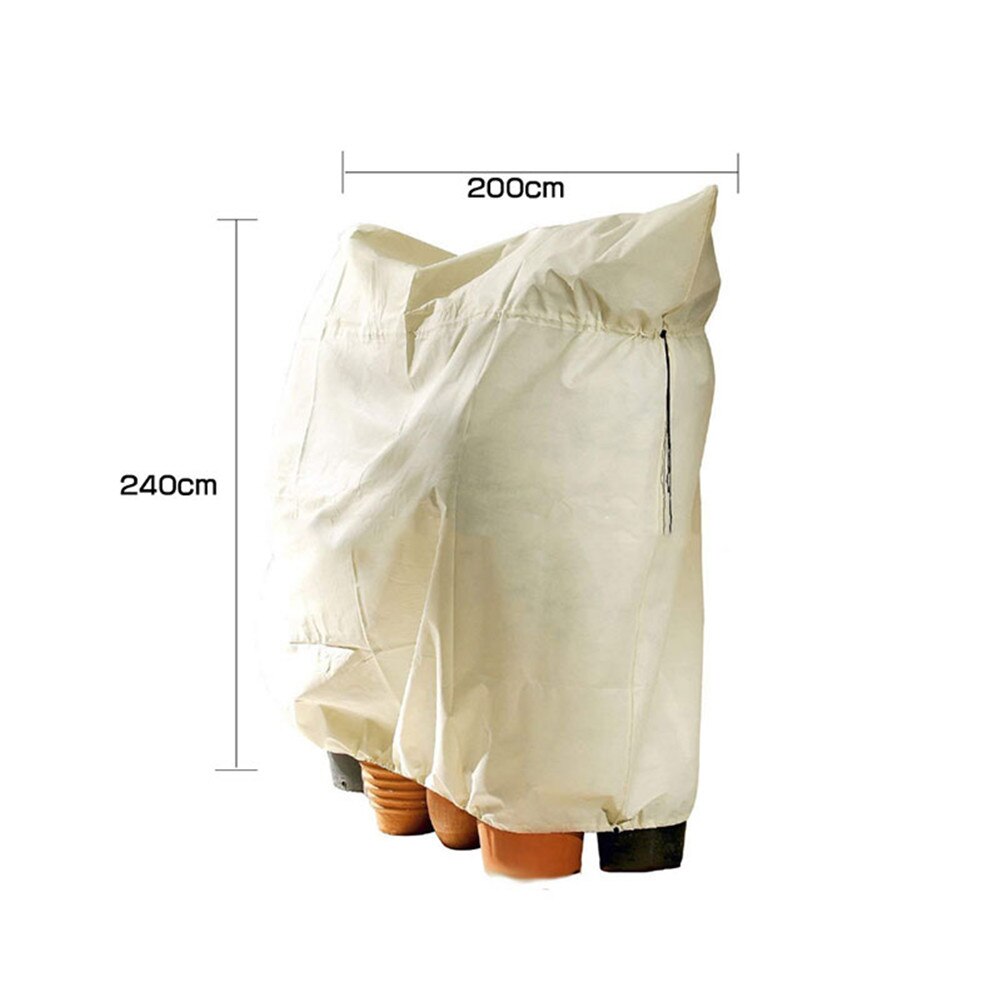 Cubierta cálida de invierno para plantas, bolsa de protección contra escarcha para árboles, plantas de jardín, árboles pequeños, novedad: 240 200cm