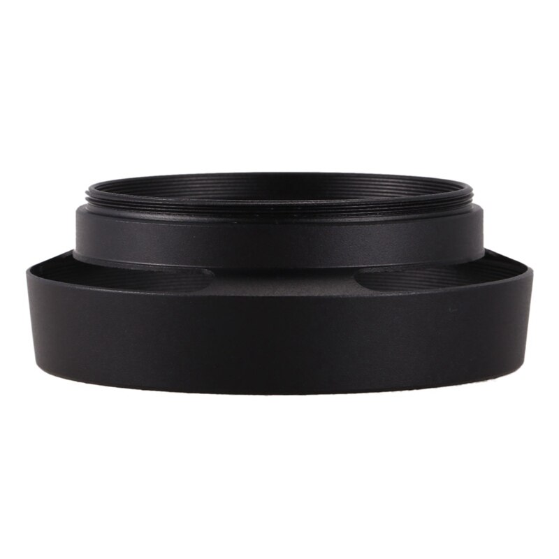 Top sort 46mm metal modlysblænde til 25mm f1.4 35mm f1.6 50mm f1.8 spejlfri