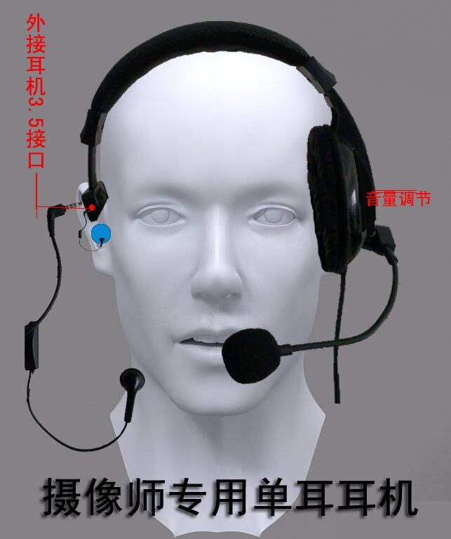 Directed Single-Ear Headset Directed Call Monitor Intercom Headset Headset TY-2688ST