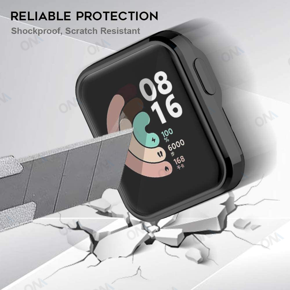 Dla Xiaomi Mi zegarek ochraniacz ekranu dla Xiaomi Mi zegarek Lite Redmi zegarek 1 2 okładka Ultra Slim inteligentny zegarek powłoka ochronna