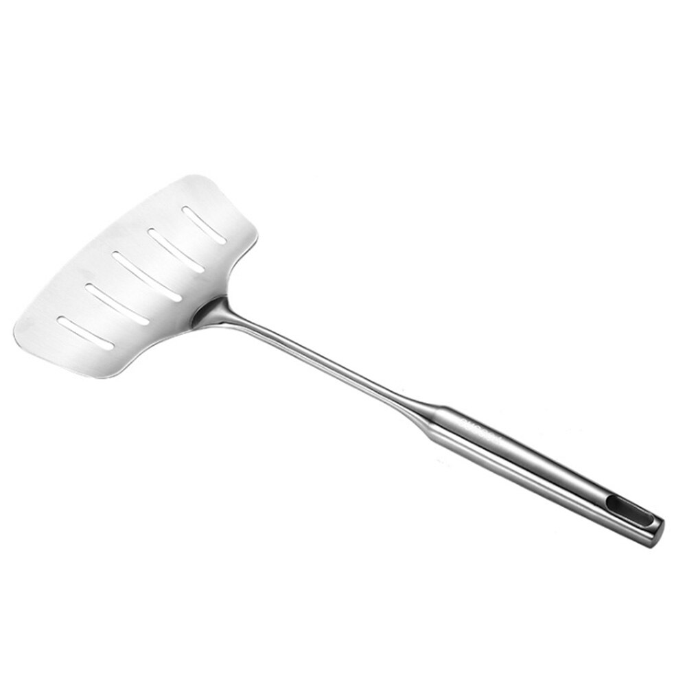 Steak Shovel Utensils Scraper Non Stick Spatulas Lightweight Wide Stainless Steel BBQ Cooking Slotted Fish Turner: Default Title