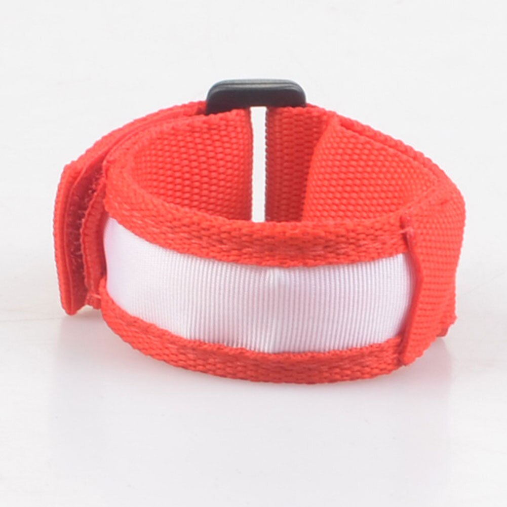 Licht hoch tanzen Party glühen LED Blinkt Handgelenk Band Armbinde Arm Band Gürtel Für Party Dekoration: rot