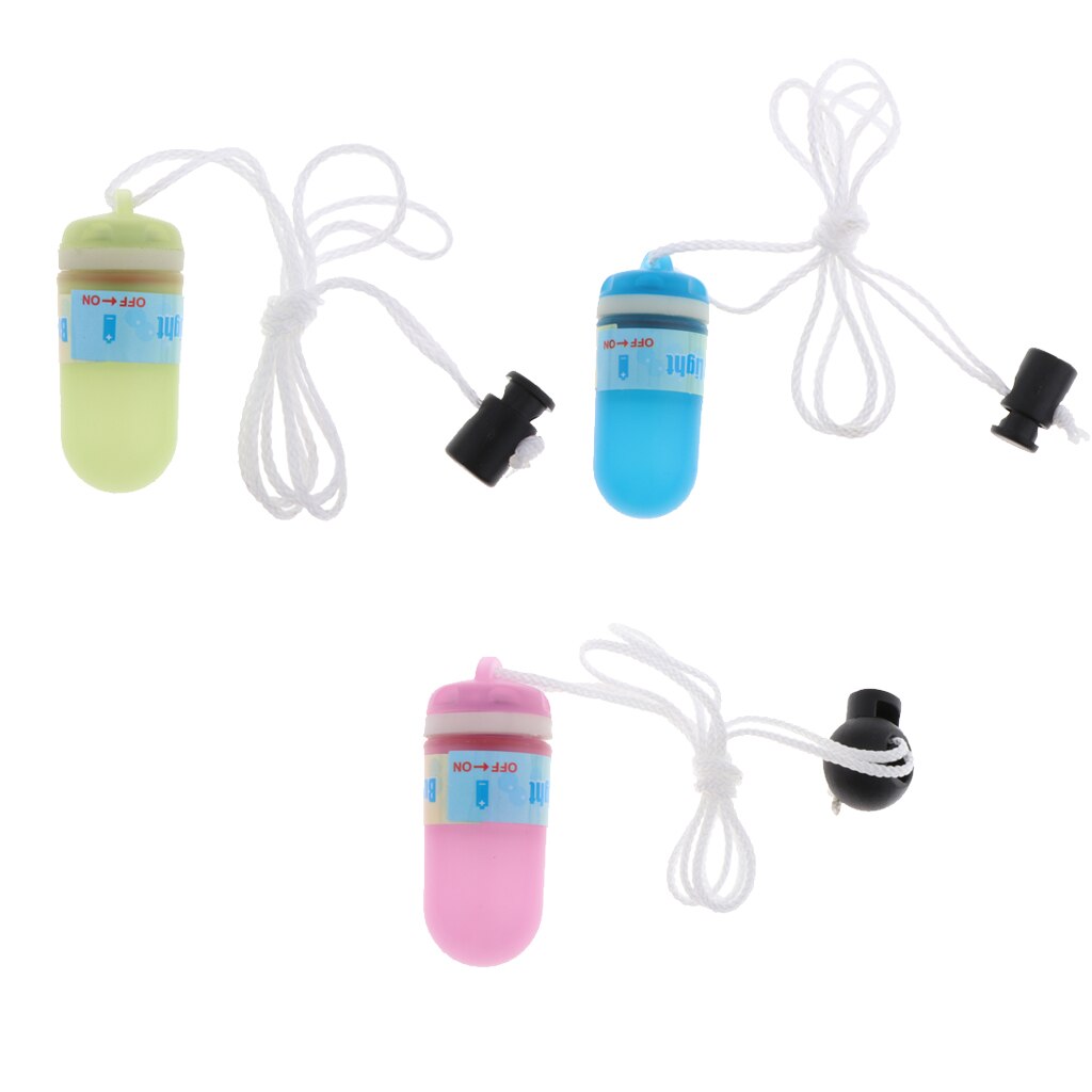 Diving Signal Lamp Underwater LED Light Flashlight Safety Gear with Lanyard