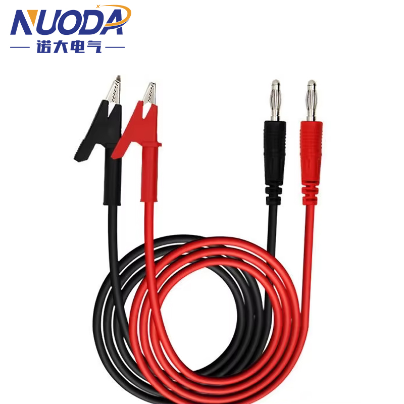 Doppelte stapelbare Bananenstecker-Multimeter-Messleitungen, 1 m Kabel, 1000 V, 15 A, 4 mm, P1036, 2 Stück, 5 Stück: Orange