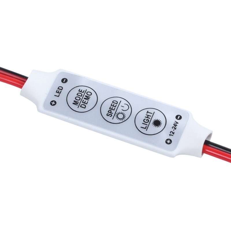 Led dimmer 12a 12v-24v för led strips monokrom kontroller