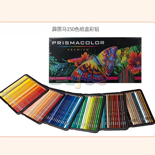 Usa prismacolor fargeblyanter 48 72 150 farge myk kjerne farge lyse kunst studenter fylle farge artist graffiti fet fargesett