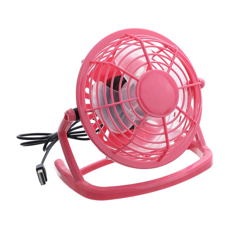 Draagbare Mini Usb Elektrische Ventilator Mini Kleine Ventilator Kantoor Computer Plastic Fan: green