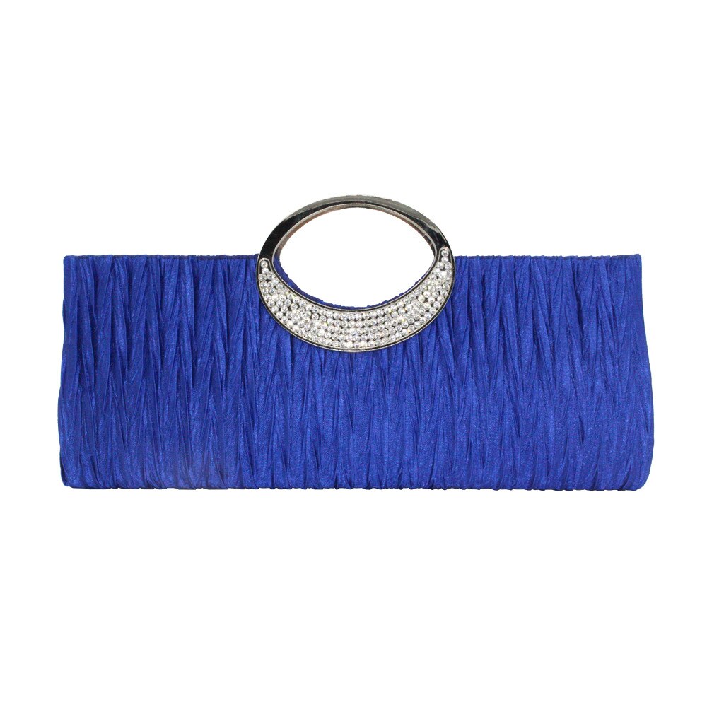Aelicy Crossbody Bags for Women Rhinestone Handbags Evening Party Clutch Bag Wedding Wallet Purse: Blue