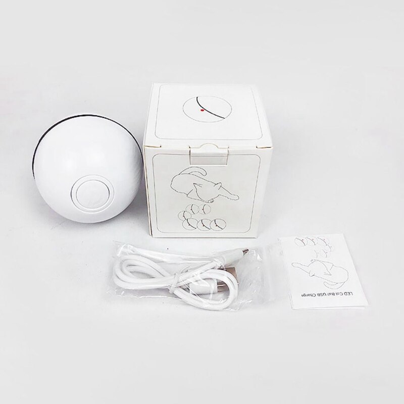 Huisdier Bal Speelgoed Kat Hond Automatische Rollende Bal Met Knipperende Led Interactieve Speelgoed Usb Oplaadbare Springen Bal Huisdier Speelgoed Voor puppy