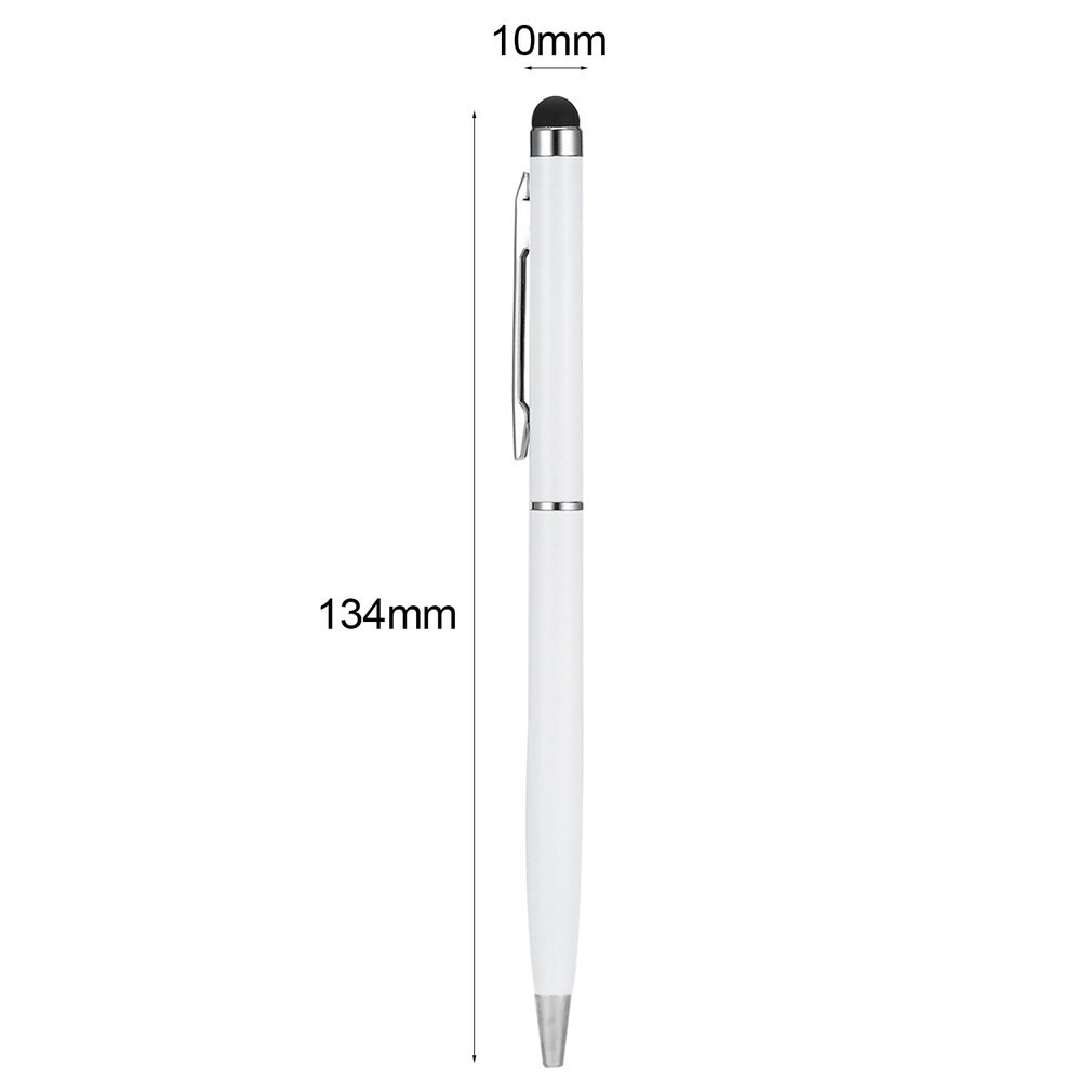 2 in 1 Multifunction Fine Point Round Thin Tip Touch Screen Pen Capacitive Stylus Pen For Smart Phone Tablet For iPad For iPhone