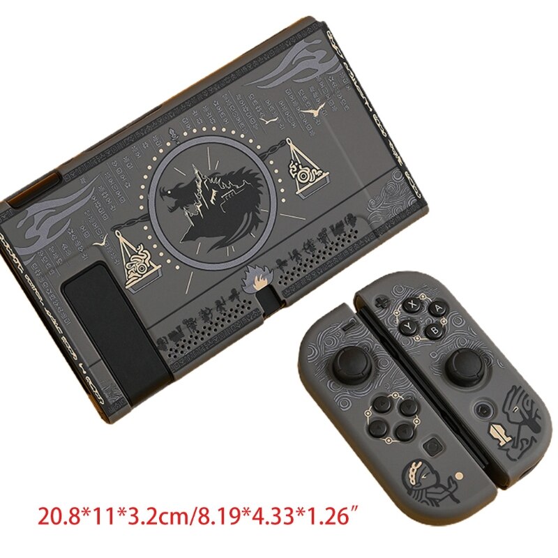 Coque de protection fendue pour Console nintendo Switch 54db, boîtier de protection du mystère égyptien