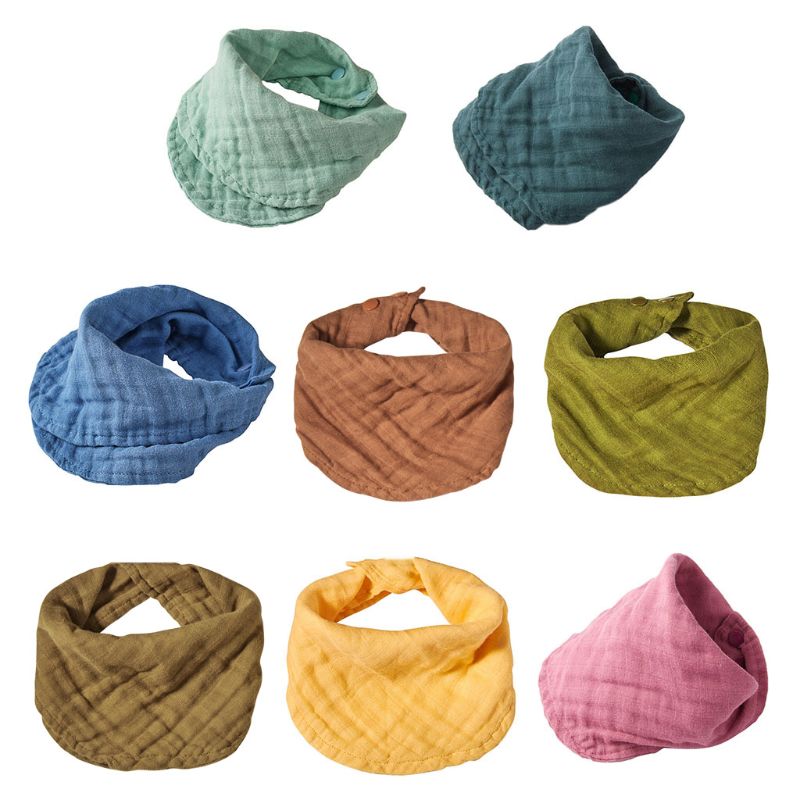 Bebê infantil algodão bib recém-nascido alimentação saliva toalha bandana burp pano menino menina chuveiro presente g99c