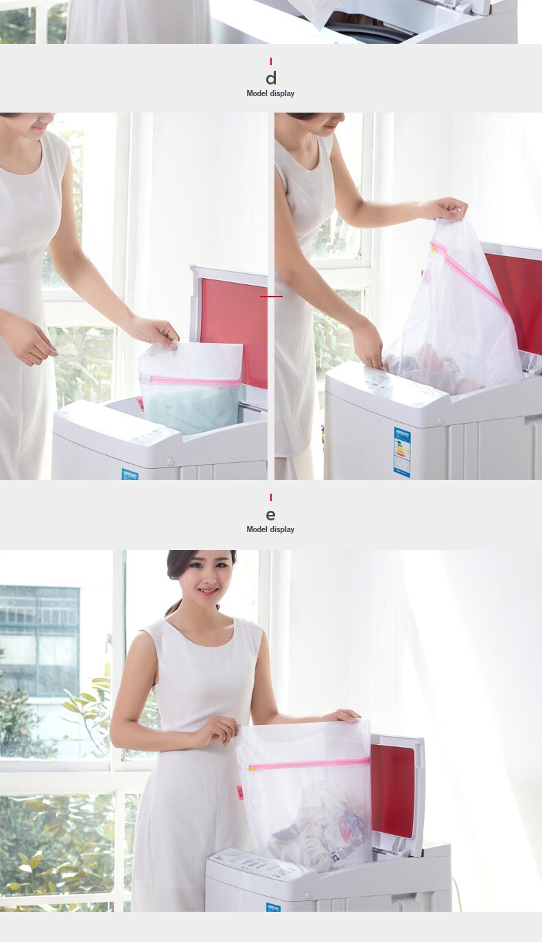 nylon mesh bag Laundry Bag Protective Bag Laundry Net Bag Receiving Bag White Family Receiving Net Washing Machine Accessories