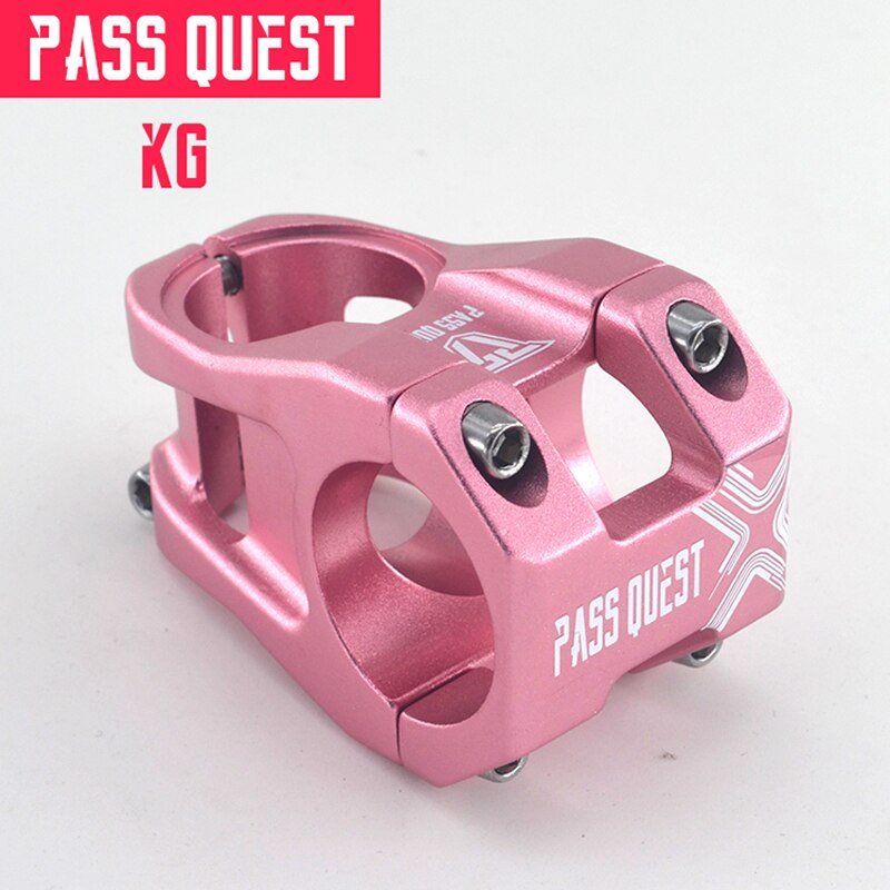 PASS QUEST bicycle stem 31.8mm MTB mountain bike stems handlebar DH AM FR ENDURO 0 degree 28.6mm short 40mm ultralight 143g blue