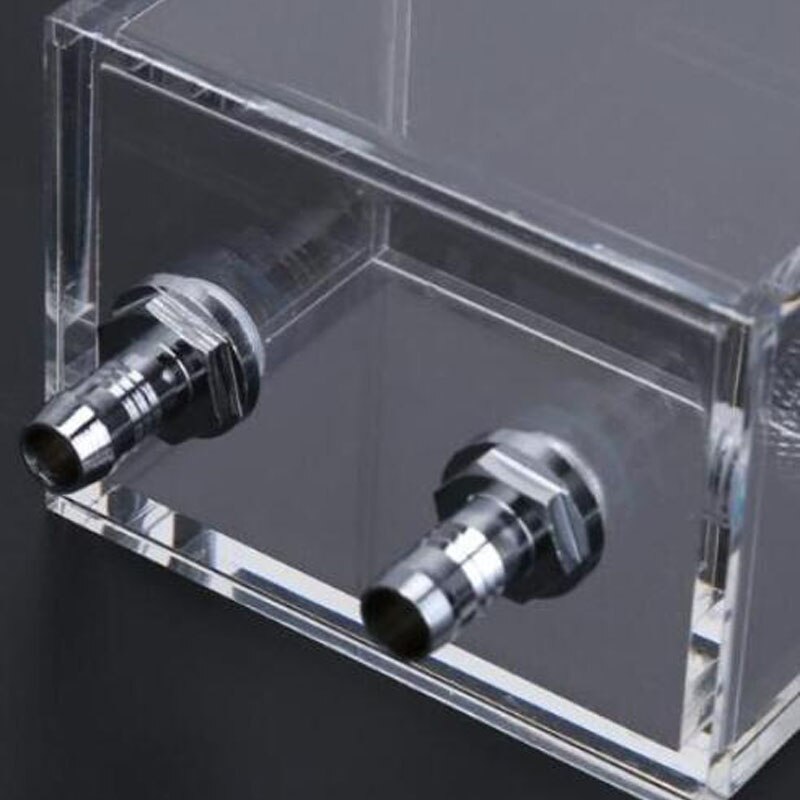 200ml G1/4 Thread Port Acrylic PC Water Cooling Tank For Computer PC Water Cooling System With Tube Connector Water Block