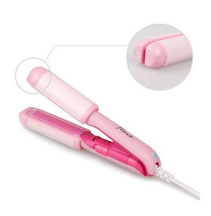 At Cute Mini Flat Iron Ceramic Hair Straightener Small Cartoon Hair Curling iron Travel straightening Tools: 14