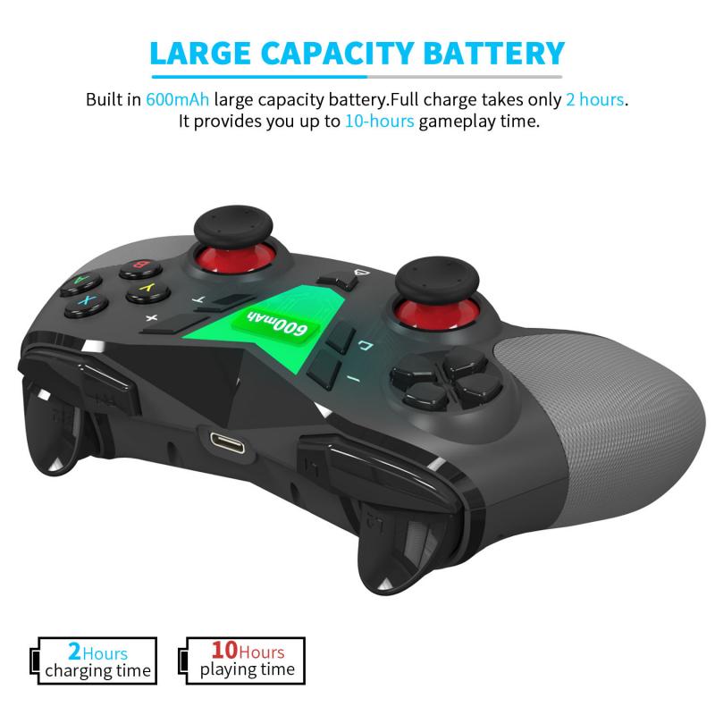 With NFC 6-axis Gyroscope Vibration Gamepad Full Function Controller Bluetooth Wireless Gamepads For Switch NS Pro/Lite